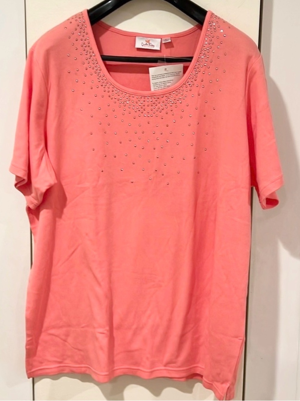 🌟Quacker Factory Silver Studded Tee🌟